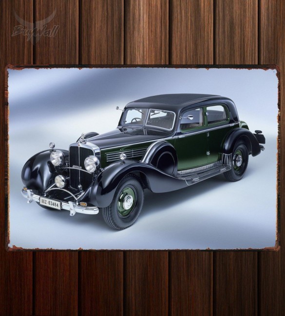 Металлическая табличка Maybach Zeppelin DS8 Coupe Limousine Металлическая табличка Maybach Zeppelin DS8 Coupe Limousine